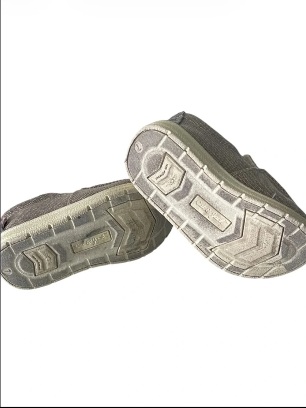 Cat & Jack Toddler Boys Canvas Slip-On Shoes in Taupe